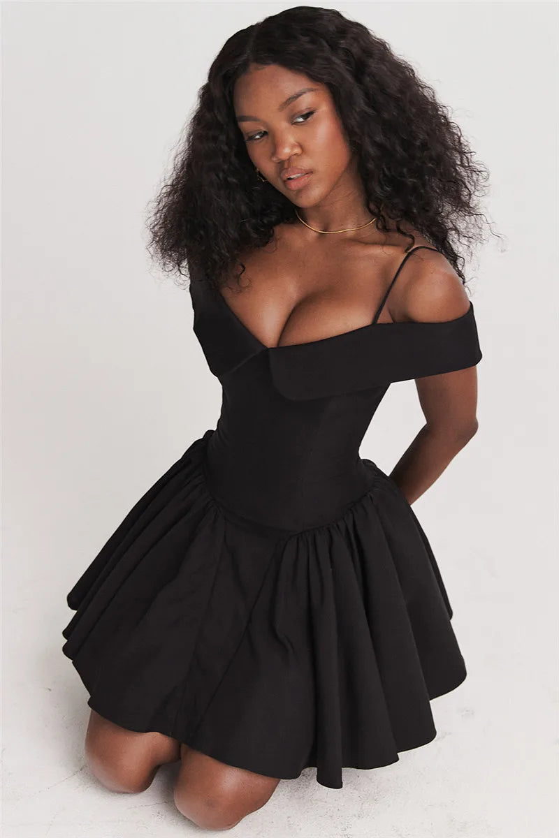 Elegant Off-Shoulder Sexy Mini Dress