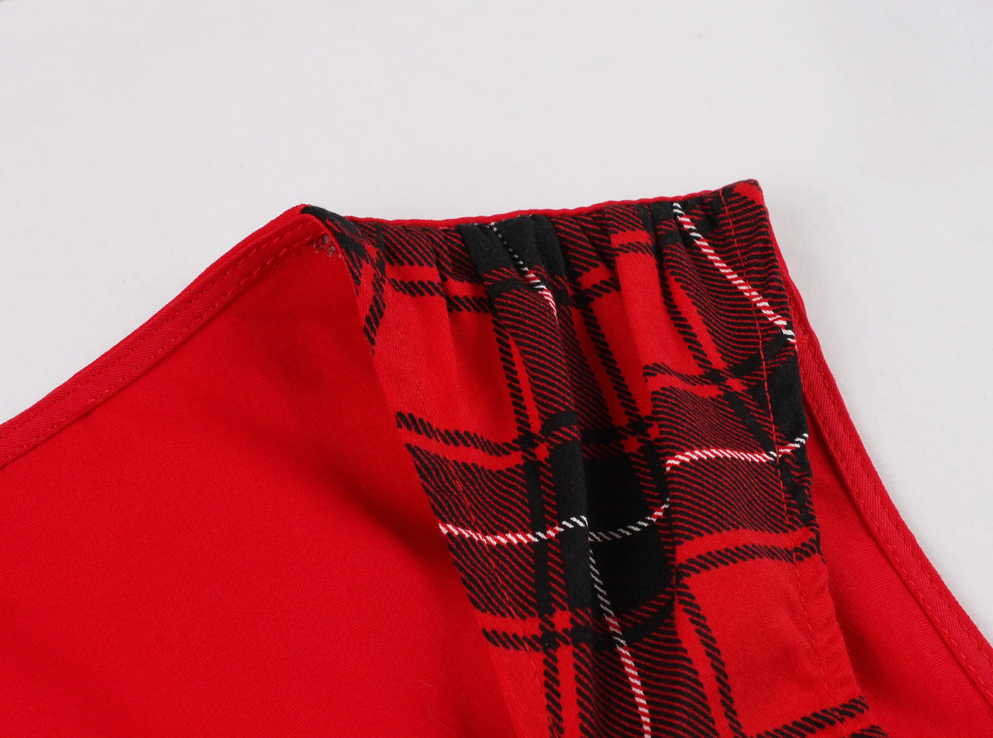 Vintage Plaid Maiden Swing Dress