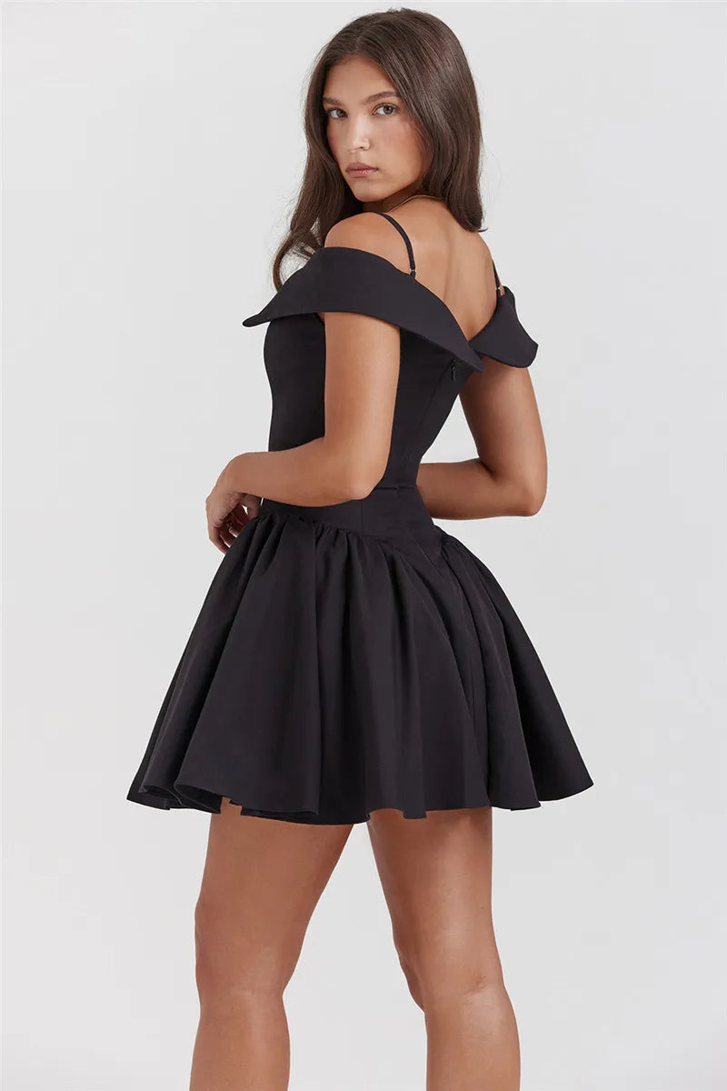 Elegant Off-Shoulder Sexy Mini Dress