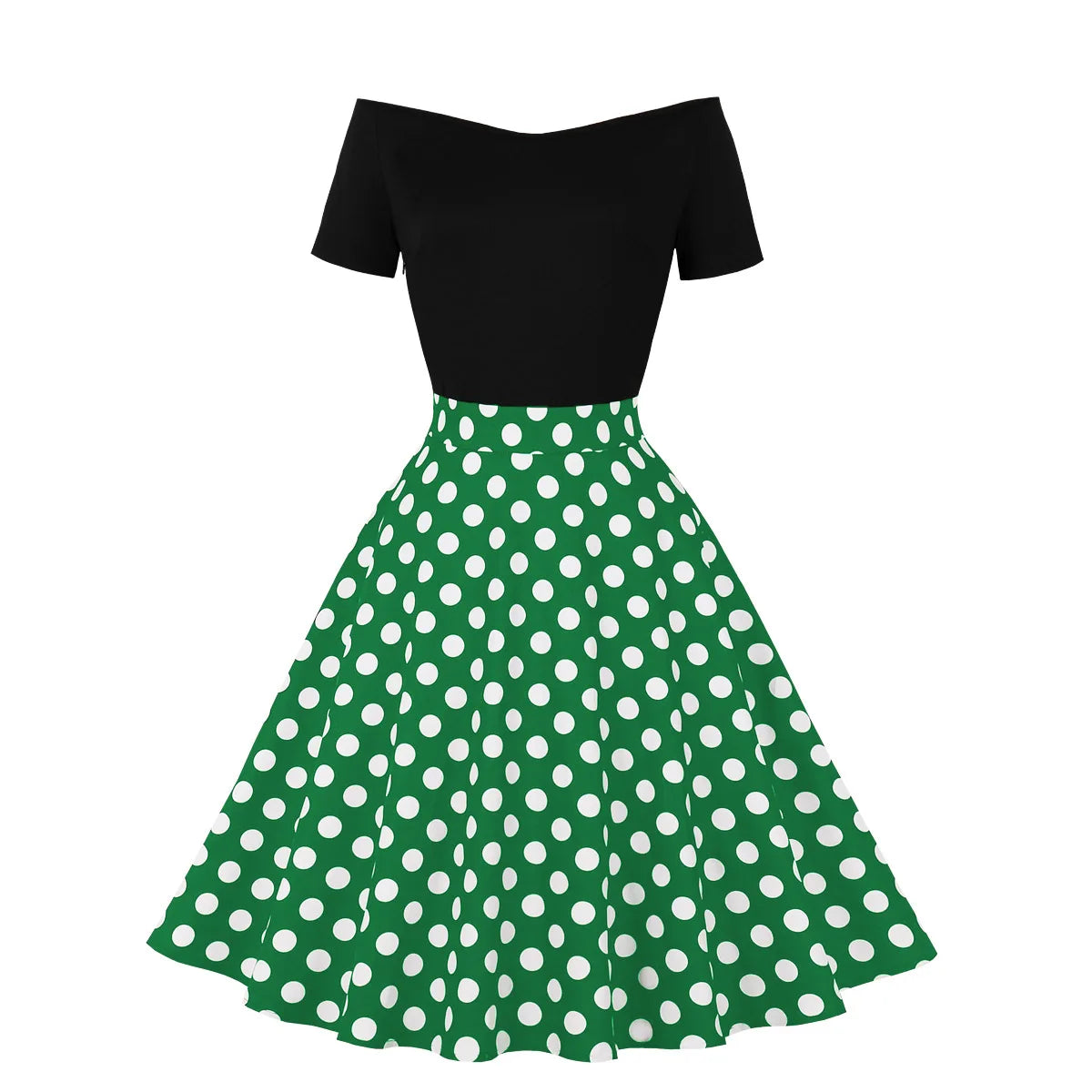 Sandy Dee Polka Dot Swing Dress