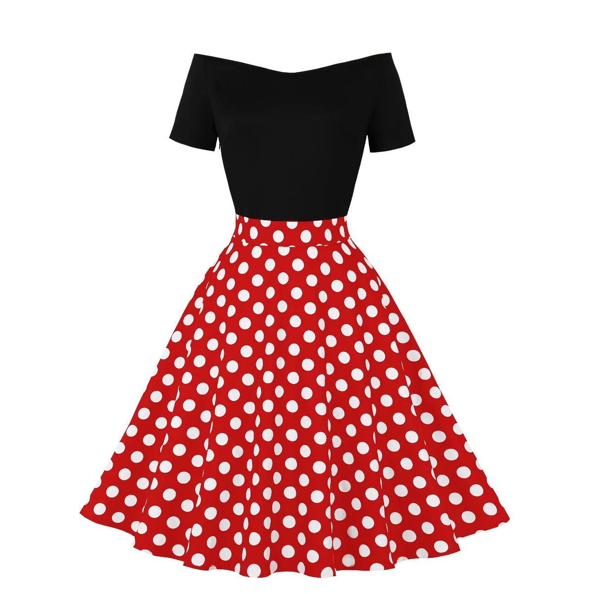 Sandy Dee Polka Dot Swing Dress