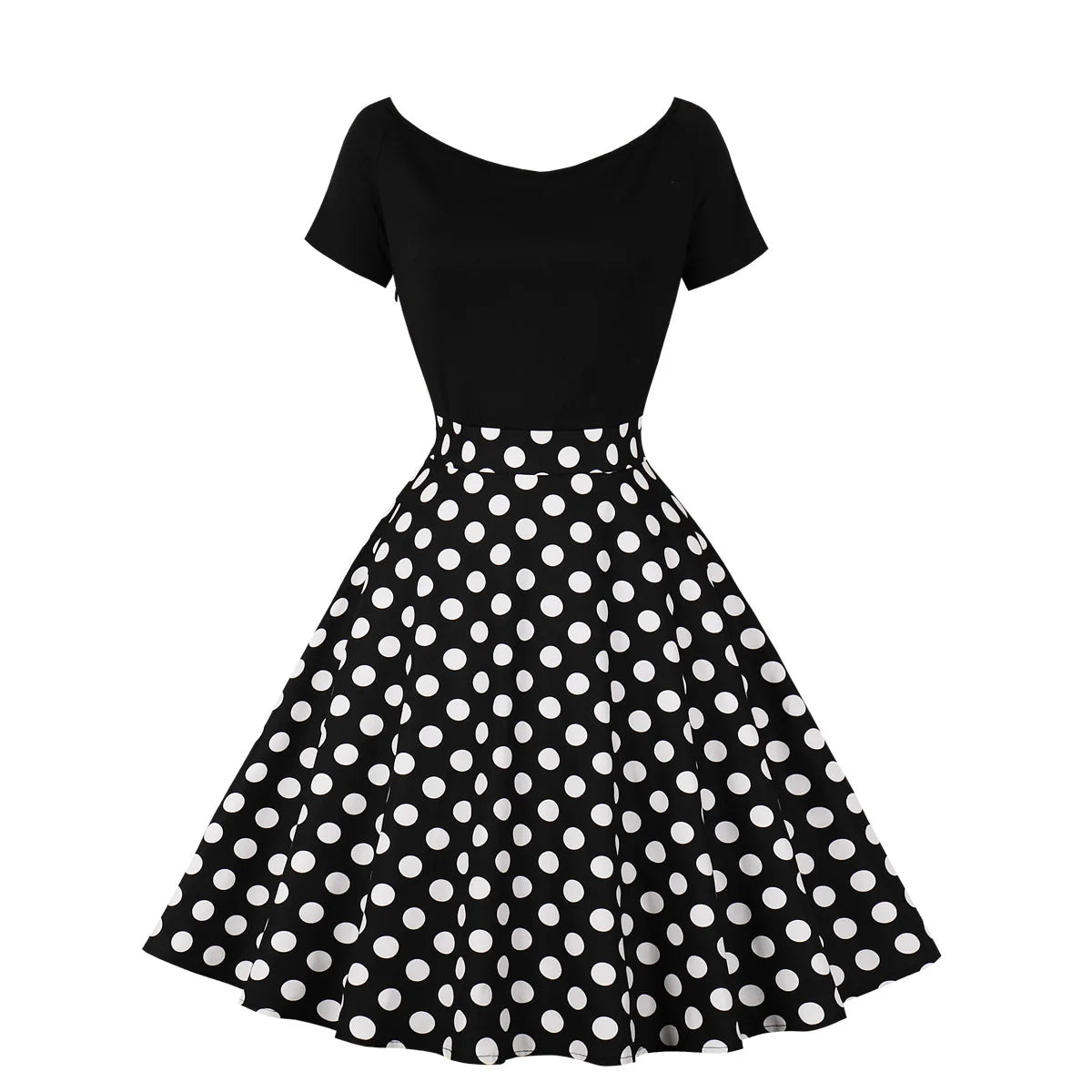 Sandy Dee Polka Dot Swing Dress