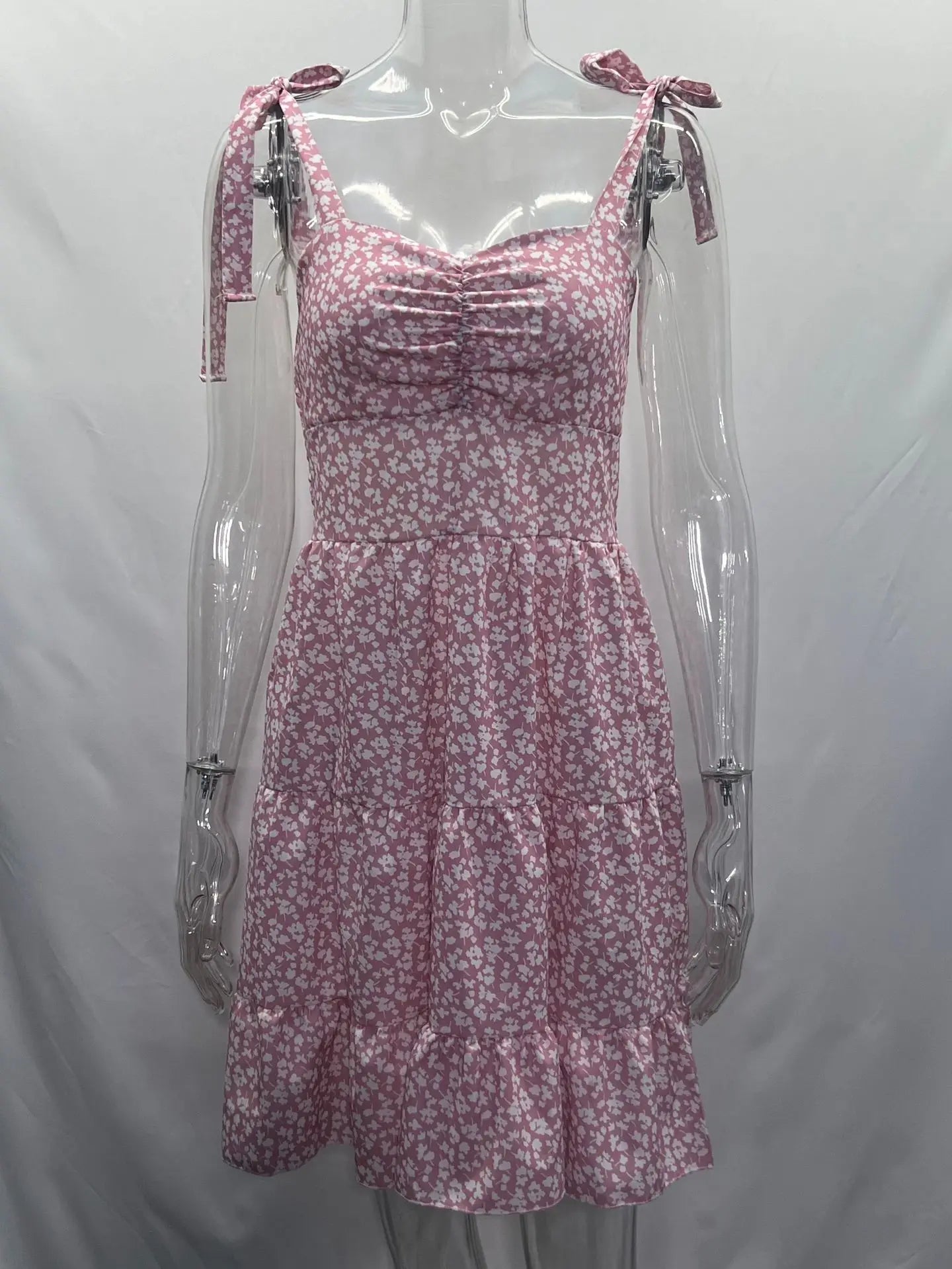 Vintage Casual Baby Doll Strapless Summer Dress