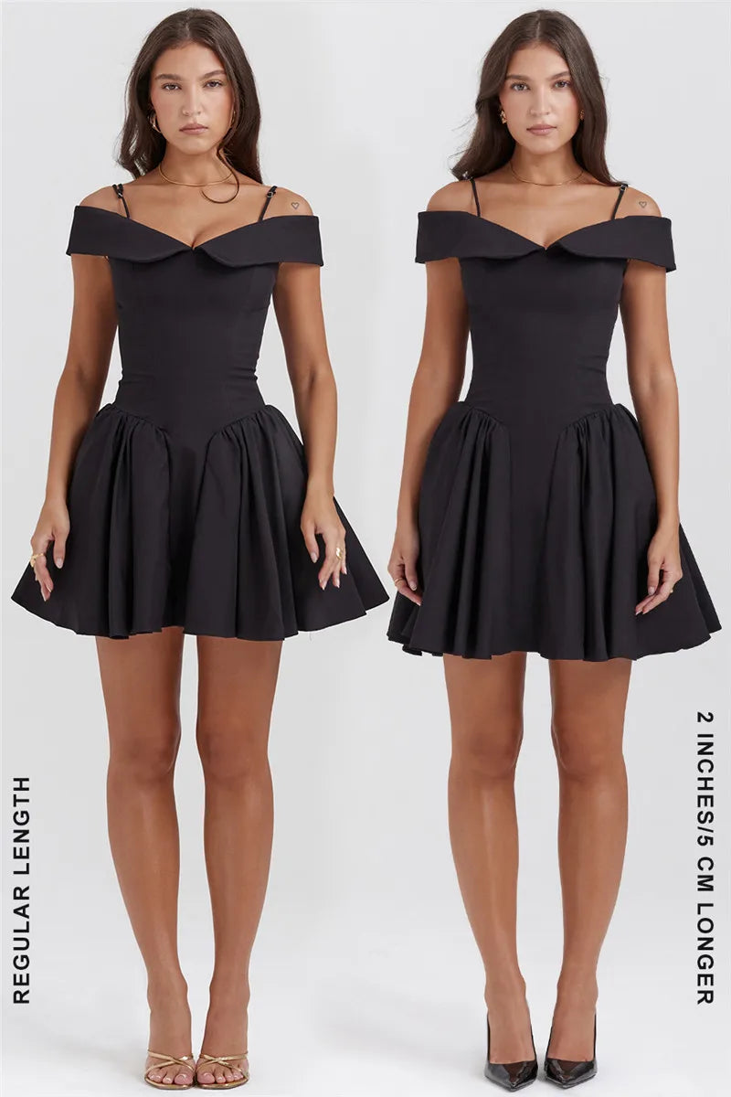 Elegant Off-Shoulder Sexy Mini Dress