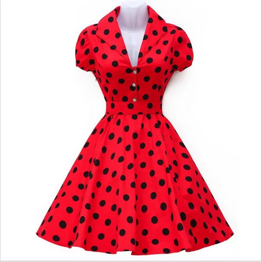 Vintage Ms. Dotty Lady Bug  Dress