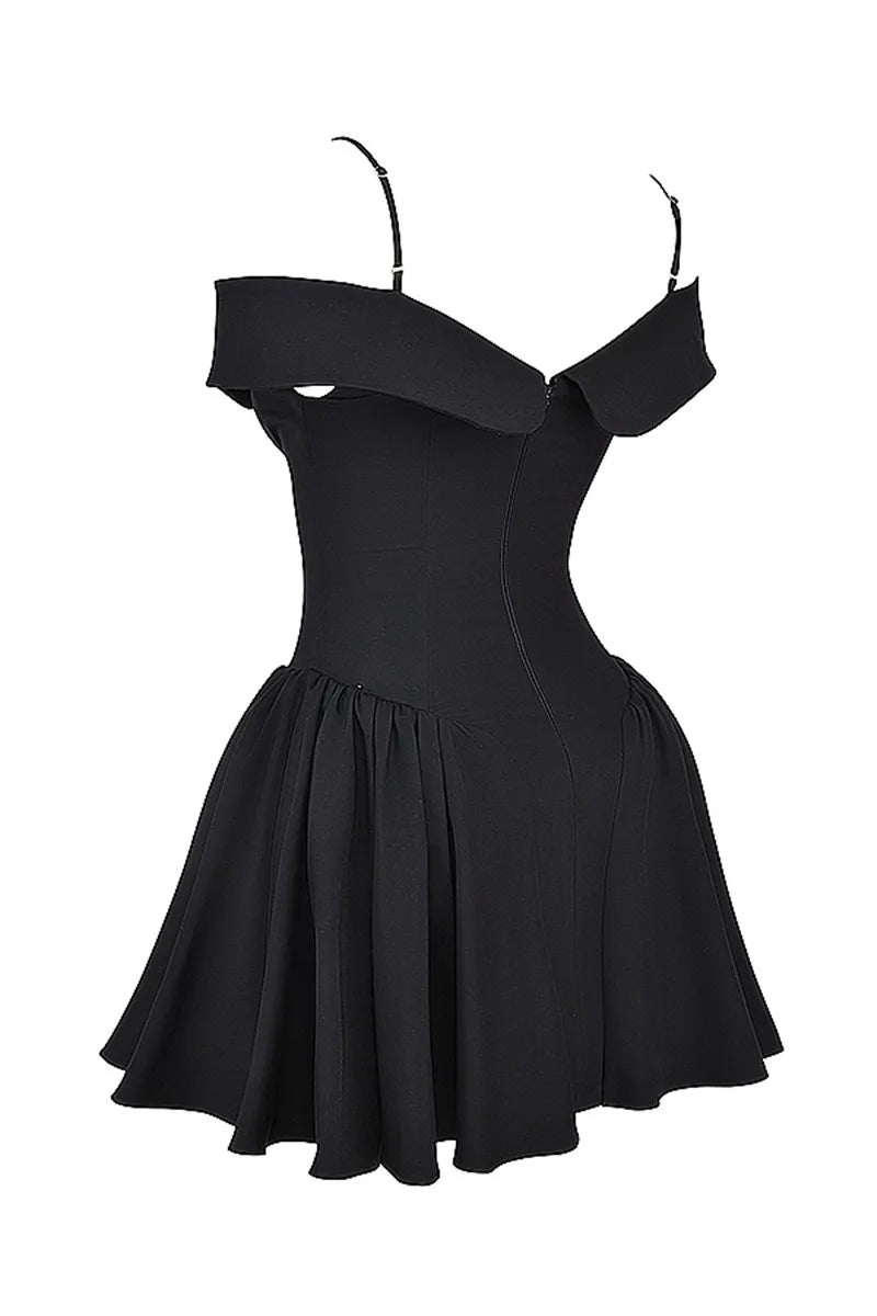 Elegant Off-Shoulder Sexy Mini Dress