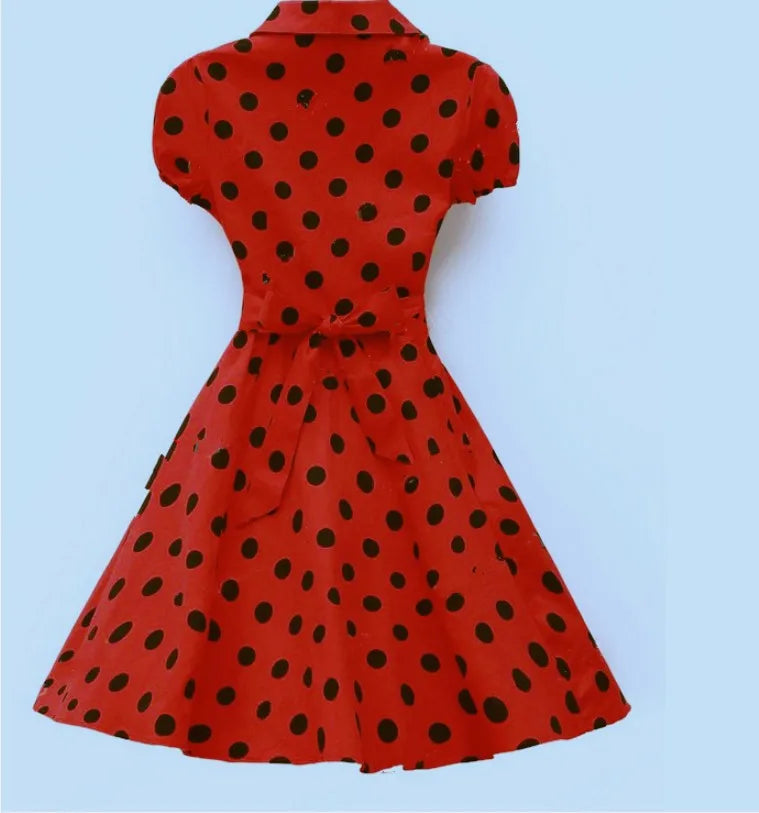 Vintage Ms. Dotty Lady Bug  Dress