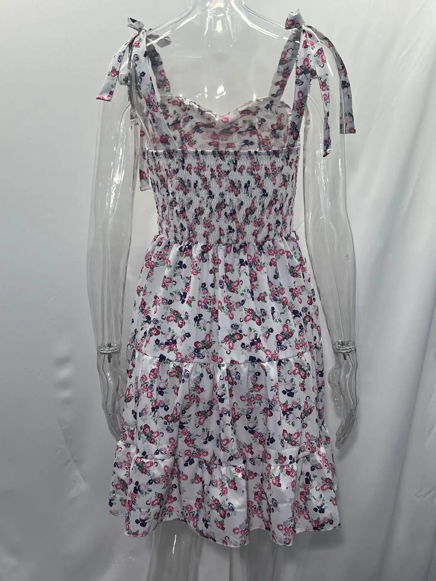 Vintage Casual Baby Doll Strapless Summer Dress