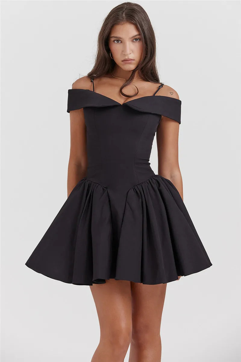 Elegant Off-Shoulder Sexy Mini Dress