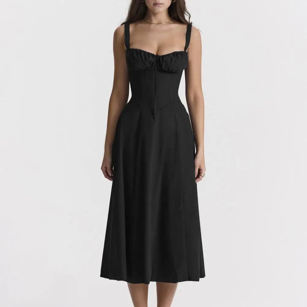 Chic Midi Dress Corset Dress