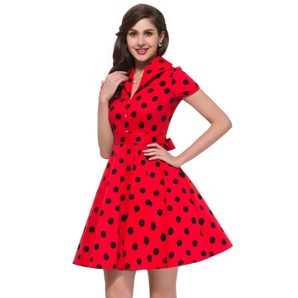 Vintage Ms. Dotty Lady Bug  Dress